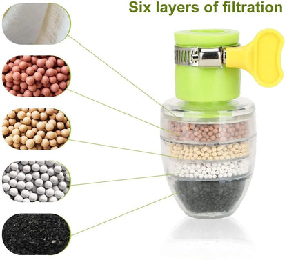 6 Layer Water Purifier Filter Faucet - Water Tap And Water Clean Purifier Filter