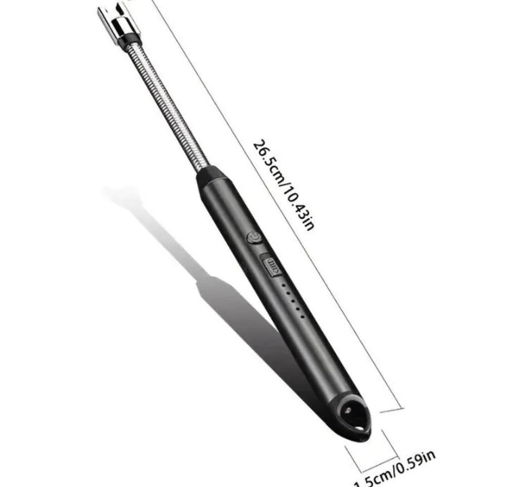 USB Rechargeable Flameless Lighter – Flexible Windproof Plasma Arc Igniter