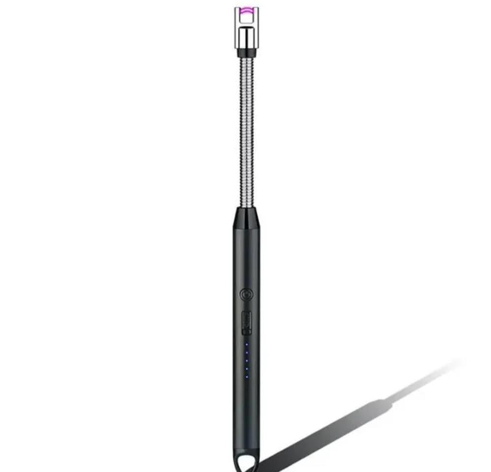USB Rechargeable Flameless Lighter – Flexible Windproof Plasma Arc Igniter