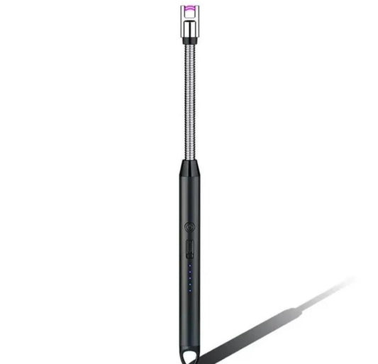 USB Rechargeable Flameless Lighter – Flexible Windproof Plasma Arc Igniter
