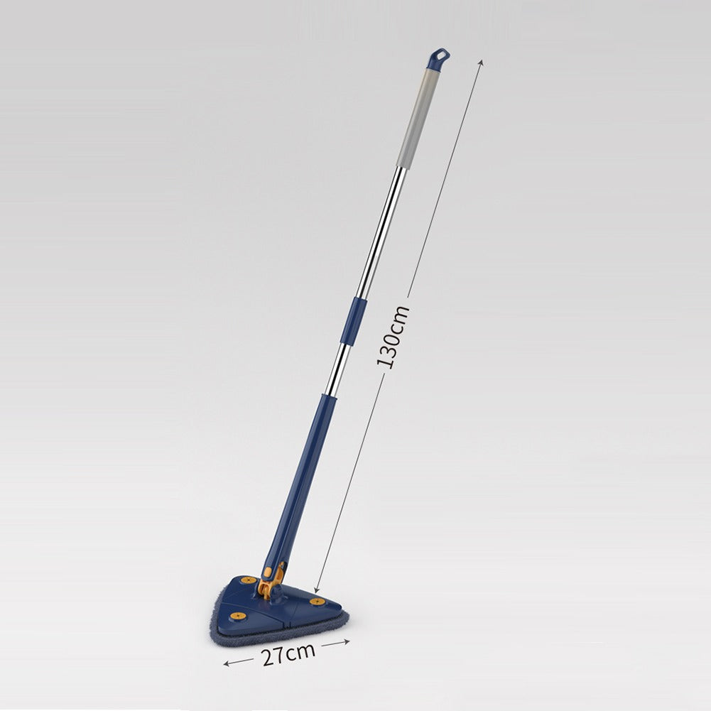 360° Rotating Triangle Twist Mop – Hands-Free Self-Wringing Floor Cleaning System