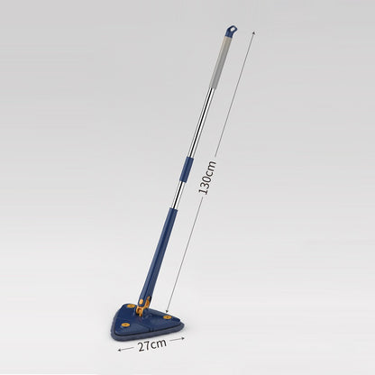 360° Rotating Triangle Twist Mop – Hands-Free Self-Wringing Floor Cleaning System