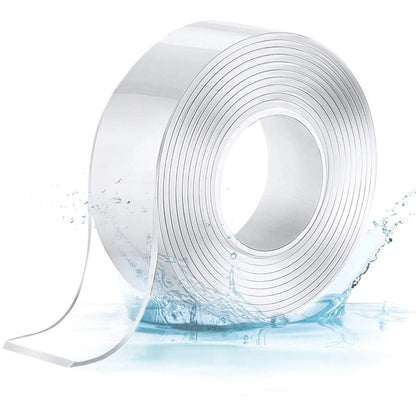 Double-Sided Nano Adhesive Tape – Heavy Duty Reusable Wall Mounting Fixing Tape (5M)