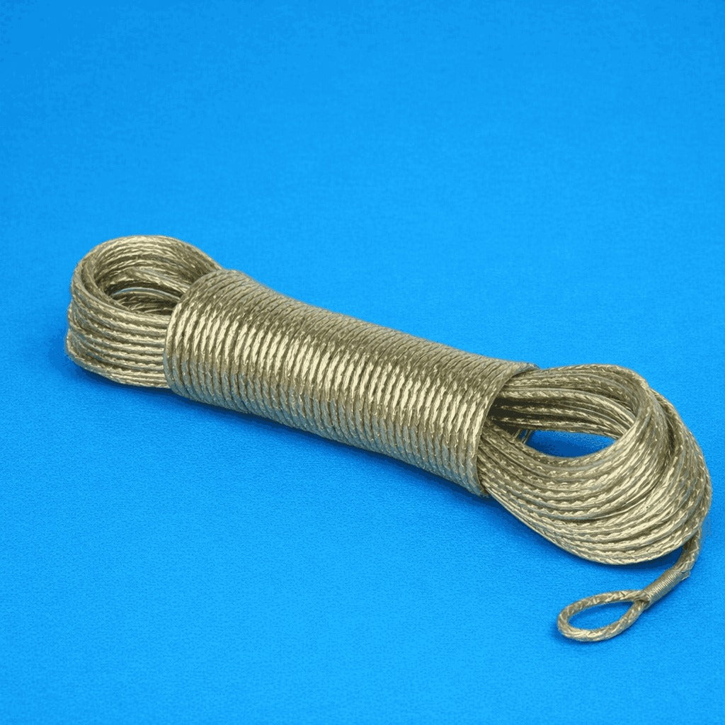 Heavy-Duty 20M Clothes Drying Rope – PVC Coated Rustproof Laundry Line with Hooks
