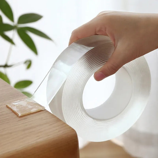 Double-Sided Nano Adhesive Tape – Heavy Duty Reusable Wall Mounting Fixing Tape (5M)