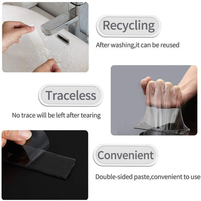 Double-Sided Nano Adhesive Tape – Heavy Duty Reusable Wall Mounting Fixing Tape (5M)