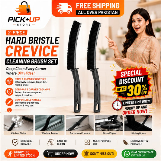 2-Piece Hard Bristle Brush Set